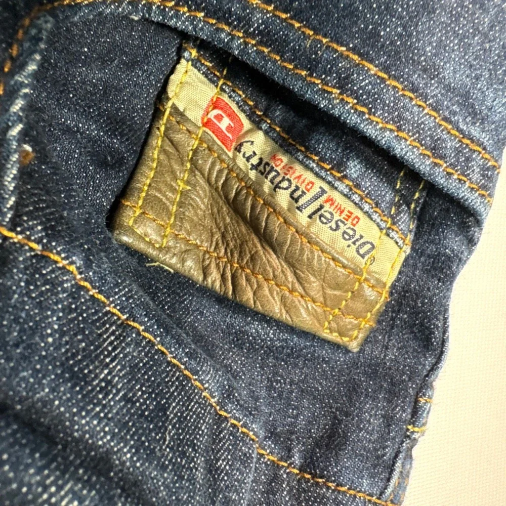 Y2K Diesel Grupee Super Slim Skinny Jeans Womens Dark Wash 0881K Stretch Denim‎